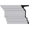 Ekena Millwork 19"H x 8 3/8"P x 20 1/2"F x 94 1/2"L Traditional Massive Smooth Crown Moulding MLD19X08X20TR - alternate 1